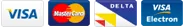 credit cards accepted